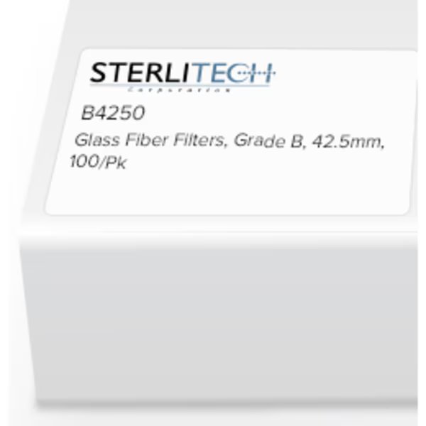Grade B Borosilicate Glass Microfiber, 42.5mm, PK100, Sterlitech, Mfr#: B4250